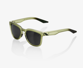 100% HUDSON - MATTE TRANSLUCENT OLIVE SLATE / BLACK  61028-296-61