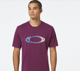 PÁNSKÉ TRIKO - OAKLEY MARBLE ELLIPSE TEE DARK PURPLE FOA403107-89R-XL