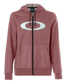 OAKLEY ELLIPSE FZ HOODIE IRON RED LT HEATH - 461644-973-XL