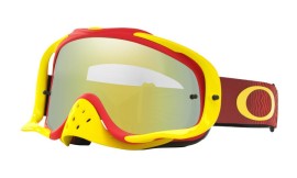 MOTOKROSOVÉ BRÝLE - Oakley CROWBAR MX SHOCKWAVE RED YELLOW / 24K IRIDIUM + CLEAR - OO7025-36