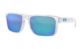 OAKLEY HOLBROOK XL - POLISHED CLEAR / PRIZM SAPPHIRE POLARIZED - OO9417-0759