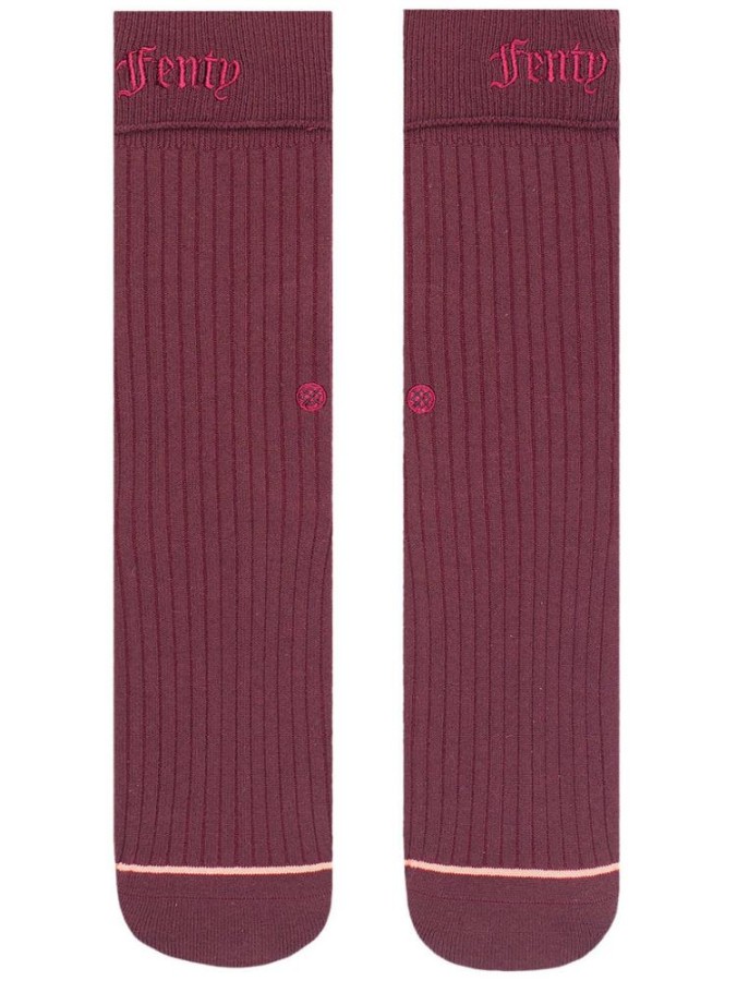 STANCE FENTY PREP RIHANNA FENTY COLLECTION BURGUNDY M