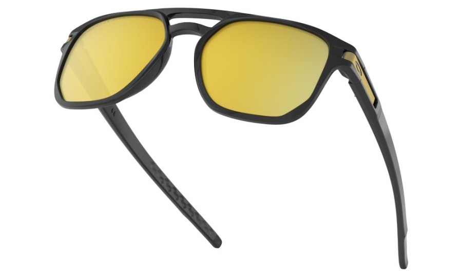 OAKLEY Latch Beta Polished Black Prizm 24k Polarized OO9436 0454